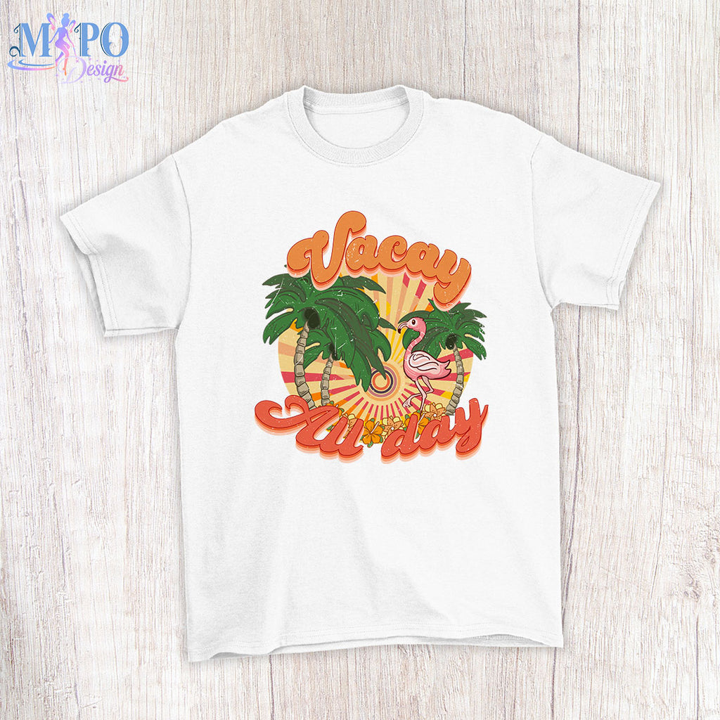 Vacay all day sublimation design, png for sublimation, Summer png, Bea ...