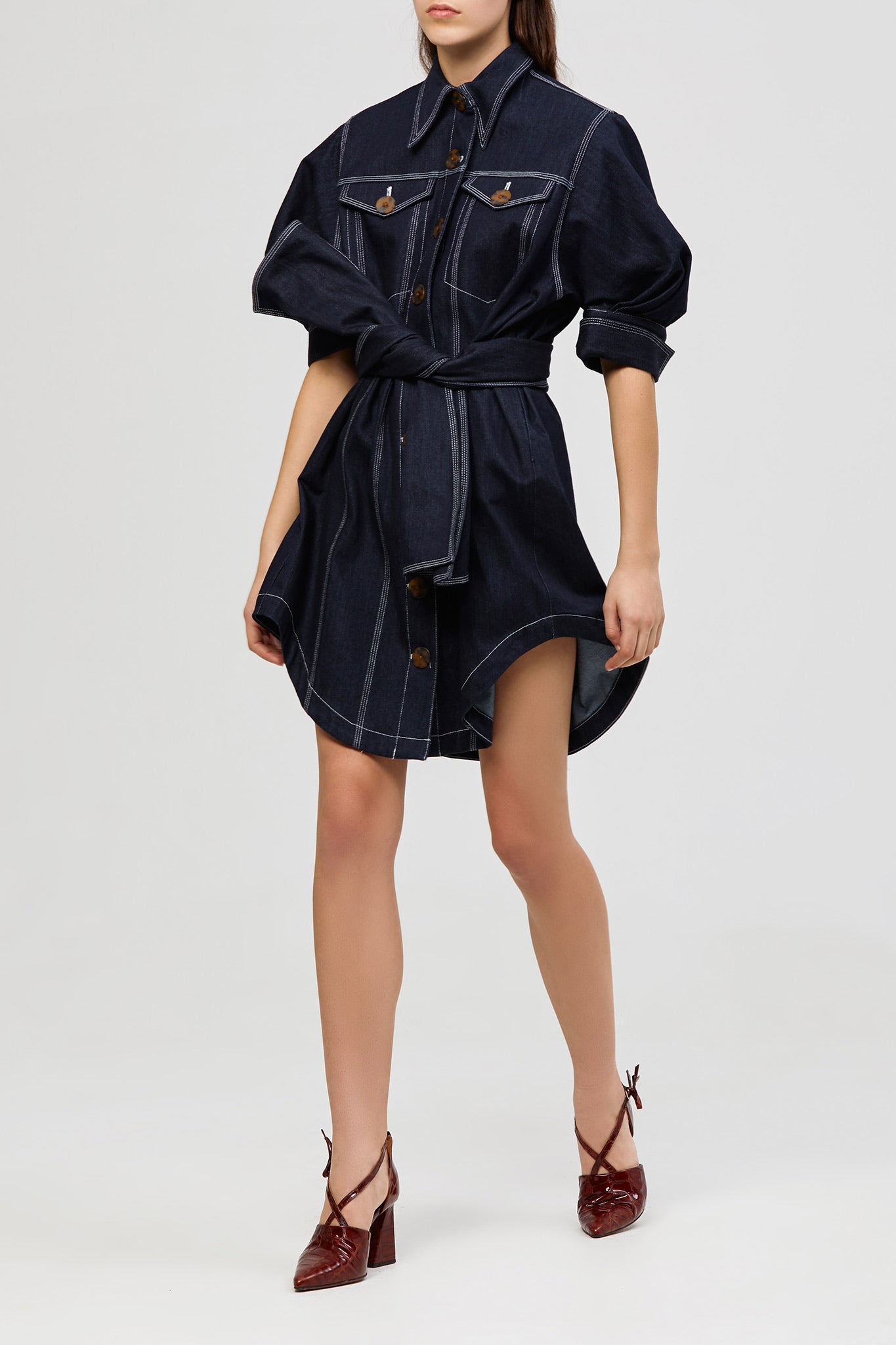 acler denim dress