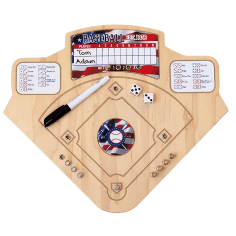 Across The Board Baseball Board Game New Years Activity All American