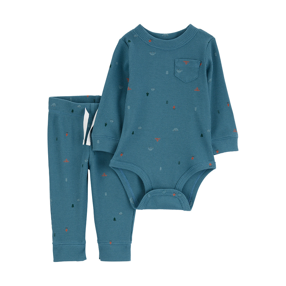 Carter's 淘氣滿滿2件組套裝(6M-24M) - 12M