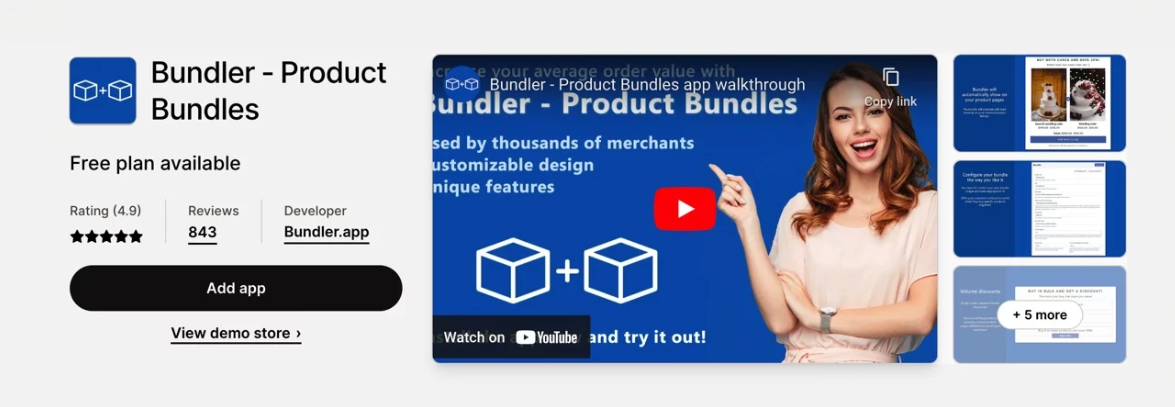 Product Bundle app