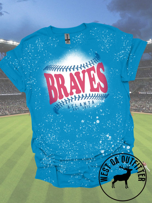 Braves Smiley Baseball – West Ga Outfitter