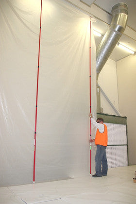 Dust Shield Pro™  Construction Dust Control Poles