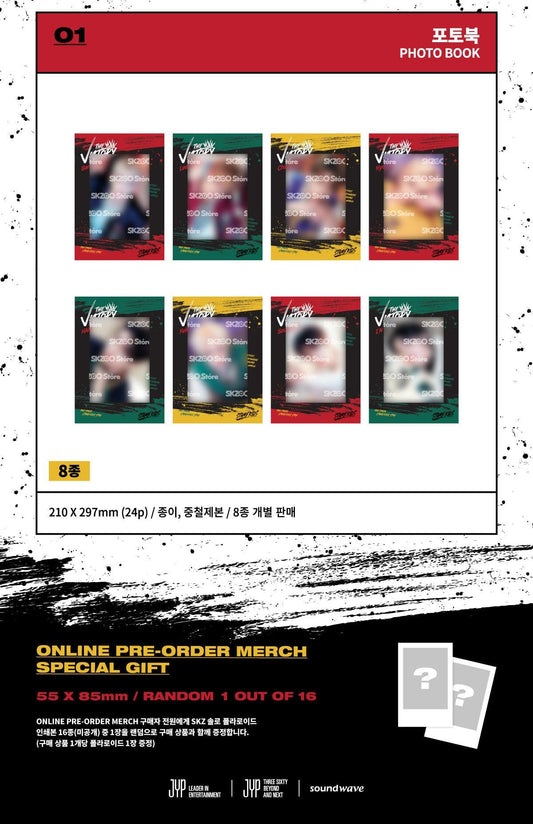 Stray Kids x SKZOO [THE VICTORY] RANDOM PHOTO CARD PACK - JYP SHOP