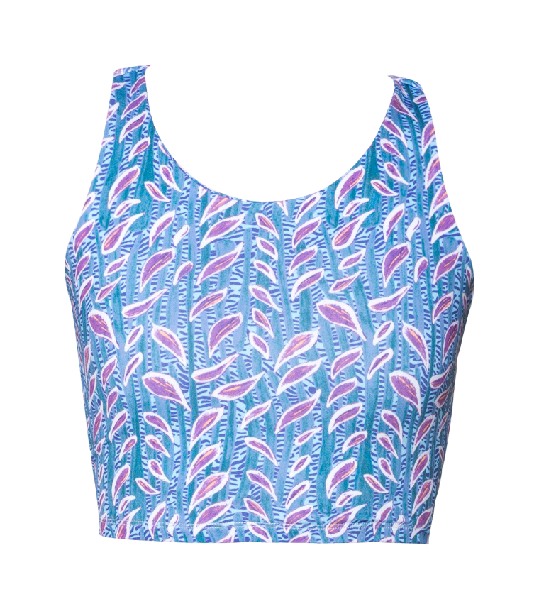 Under The Same Sun Yoga Crop Top in Leafy Climbers - Supernomad - the ...