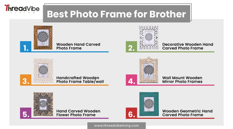 Ideas of Photo Frame Gift for Brother