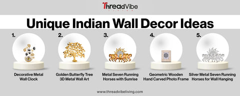 5 Unique Indian Wall Decor Ideas