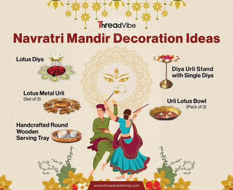 Navratri Mandir Decoration Ideas