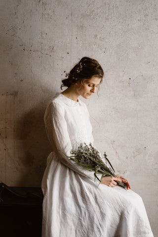 linen dress wedding