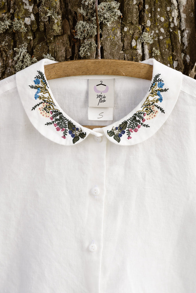 White Linen Shirt