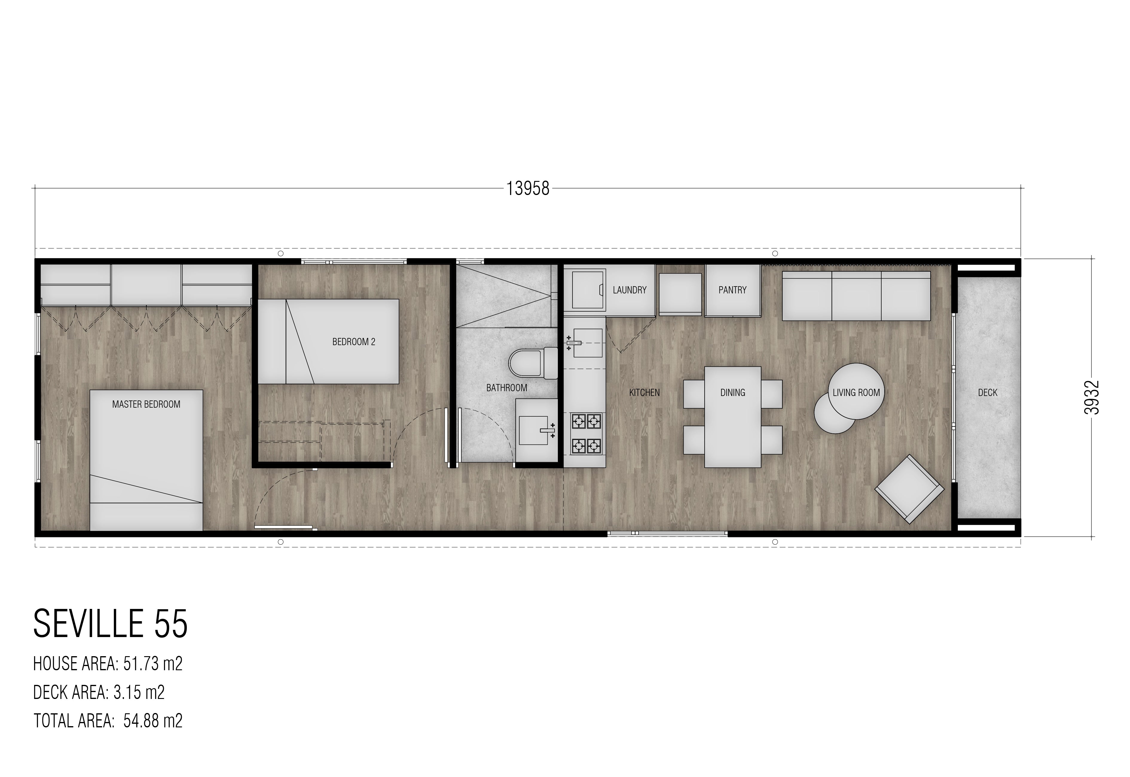 Seville 55 floor plan