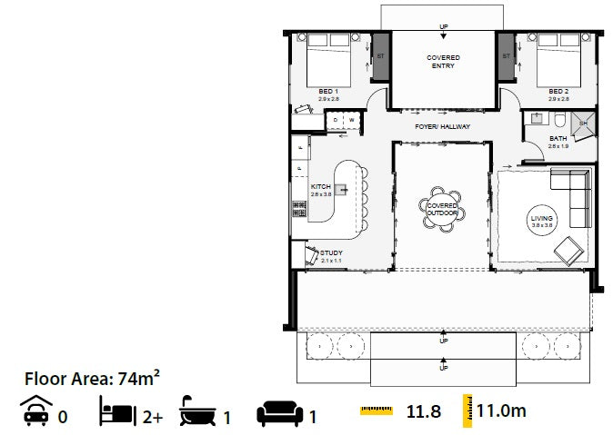 The Magnoli floor plan