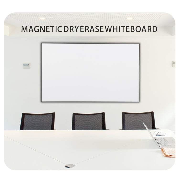 Black narrow edged aluminum alloy frame magnetic whiteboard product information