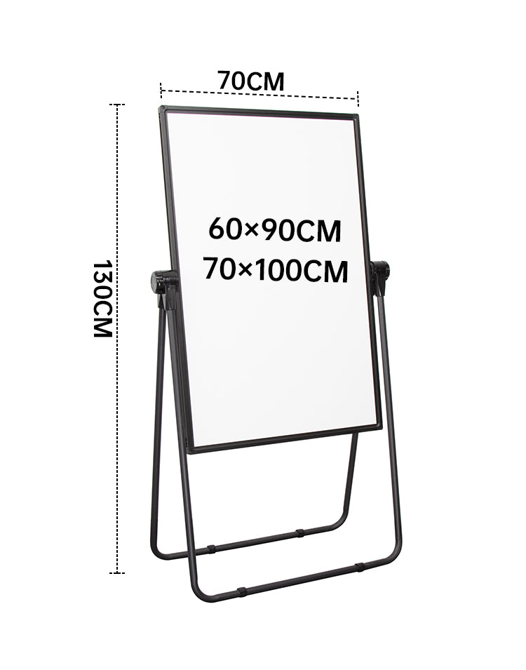 M80 U-Shaped Magnetic Double-Sided Easel-Style Dry Erase Whiteboard