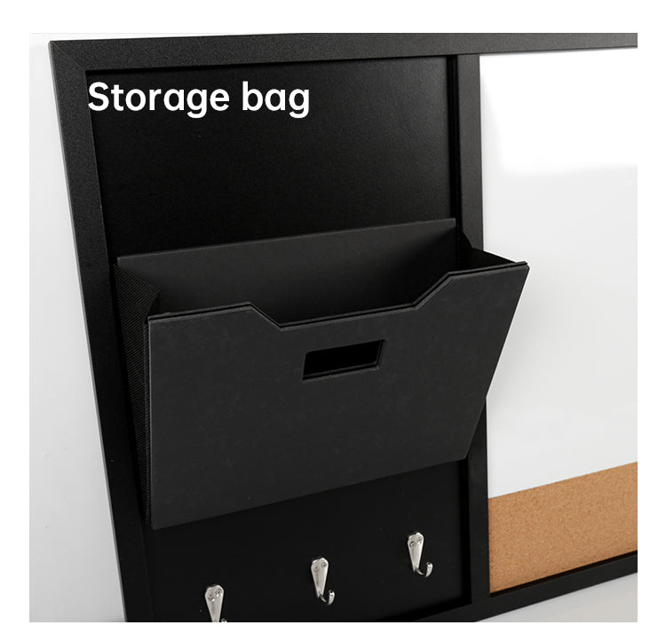 M69 Cork Memo Board, Decorated with storage hooks combined with notice cork board