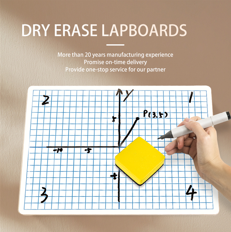 M35 9*12 Inches Double Sided Dry Erase Board Perfect for Homeschool Supplies, Office, Classroom