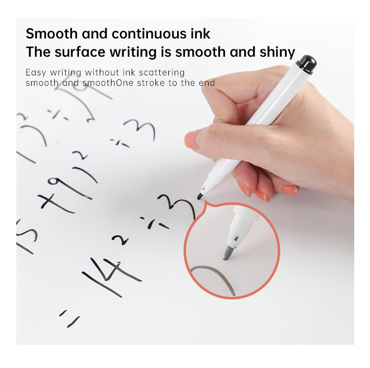 M68 Small Foldable Desktop Stand Easy-to-Write-On Plastic Frame Whiteboard for Drawing and Message