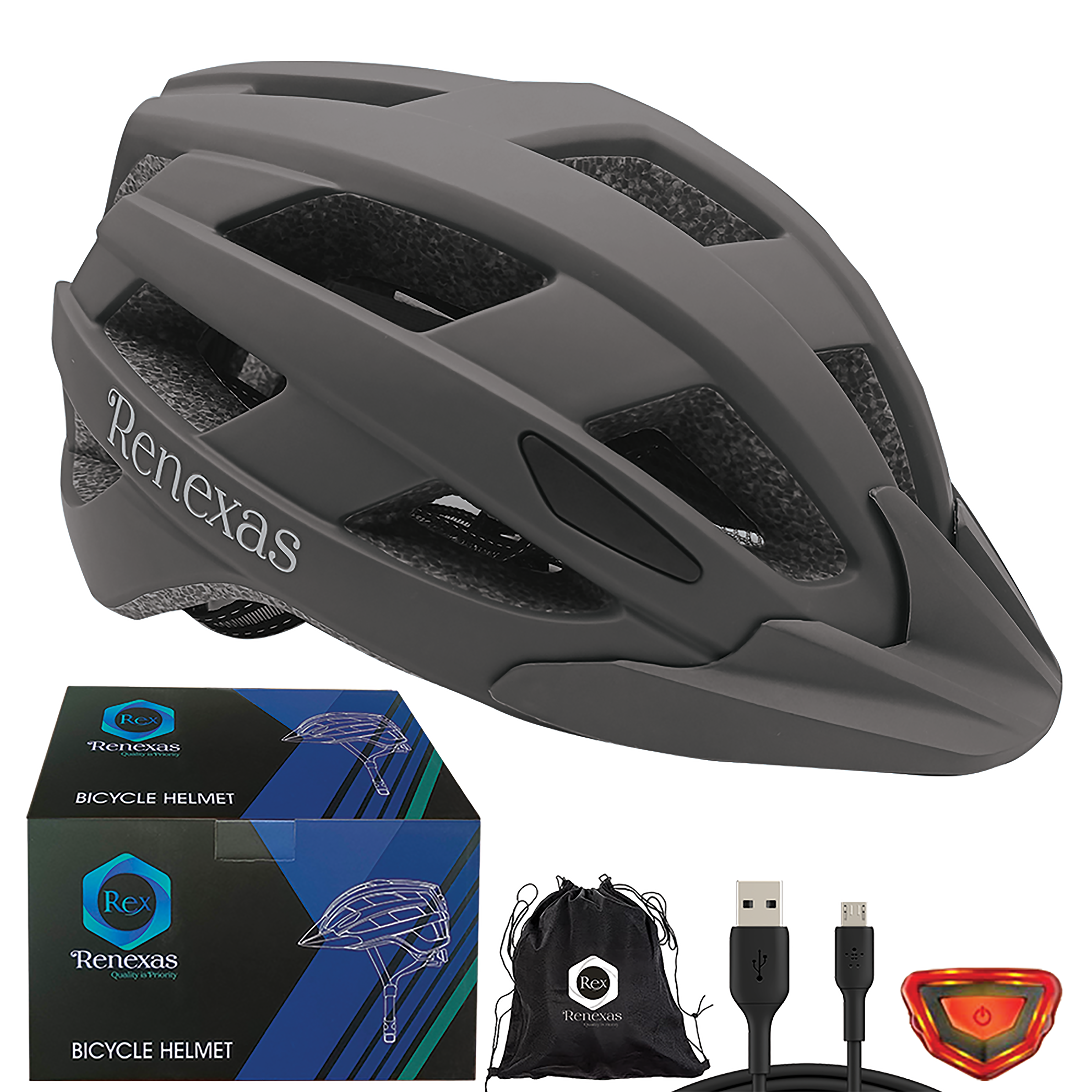 Top Rated Mountain Bike helmets for adults with Led Light for night riding