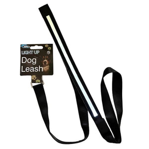 Light Up Dog Walking Leash for Safe Night Walks - FrenchieBS - Easy Walk Leash
