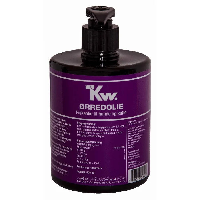 Billede af KW - KW Ørredolie, 500 ML - Dog Supplies