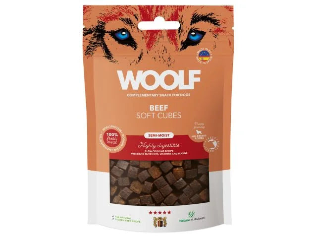 Billede af Woolf Soft Cubes Beef 100g