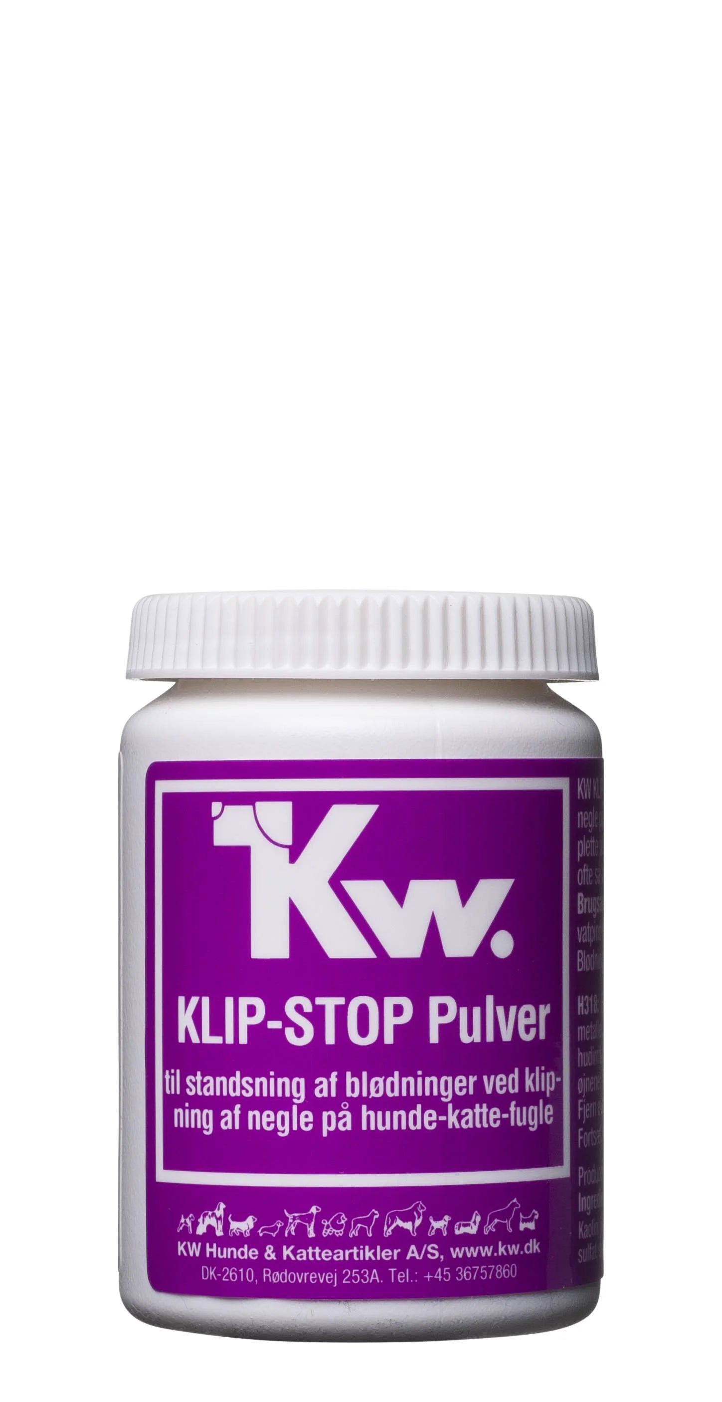 Se KW - KW Klip-Stop Pulver, 30g - Pet Supplies hos Petpower.dk