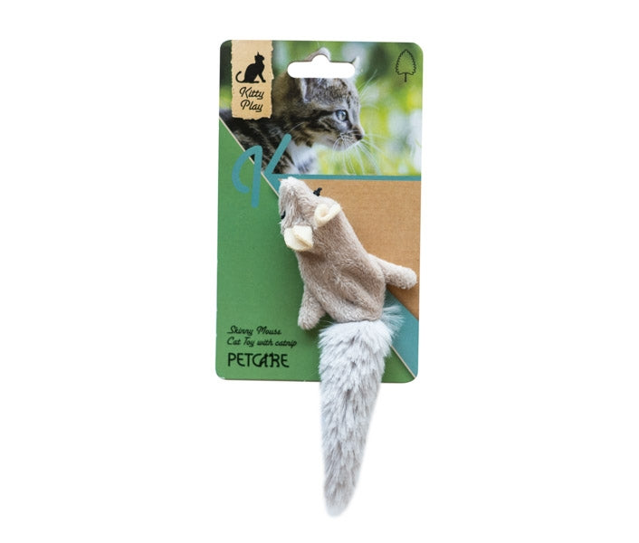 Billede af Petcare - Kitty Play Skinny, Grey Mouse - Cat Toys