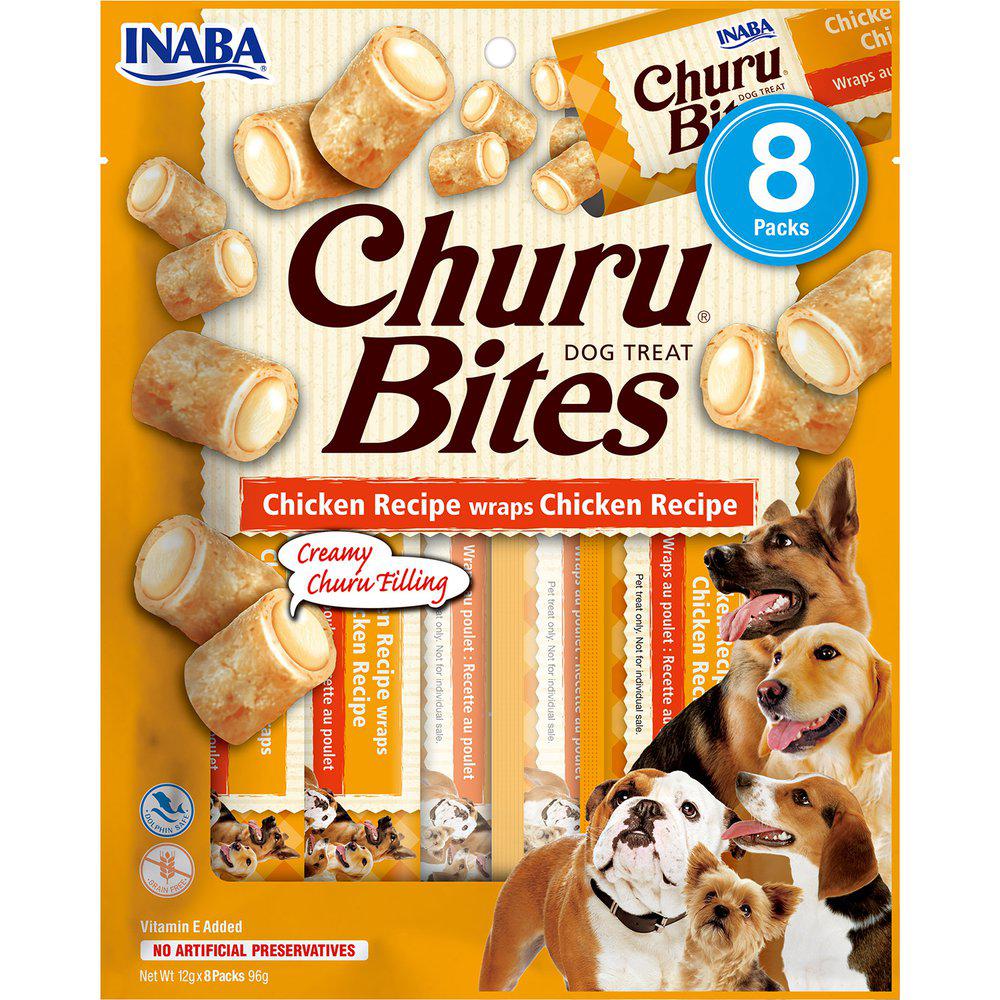 Se Churu Dog Bites Chicken Wraps 8stk hos Petpower.dk