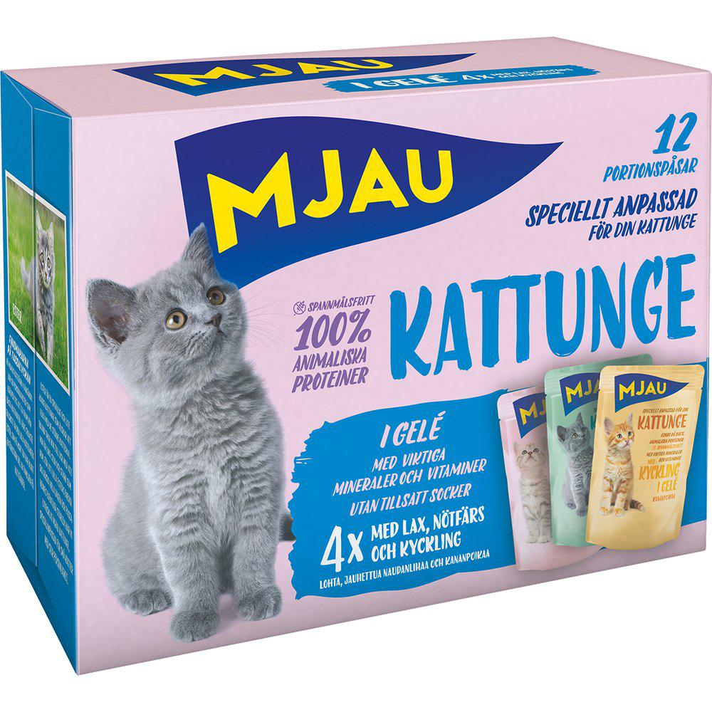 Billede af Imazo - Mjau Vådfoder til Killinger (gelé) 12x85g - Cat Food