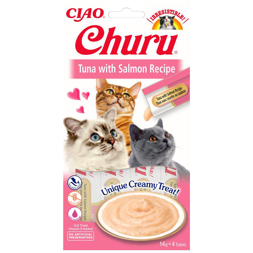Billede af Imazo - Churu Cat med Tuna og Laks, 4stk - Cat Treats