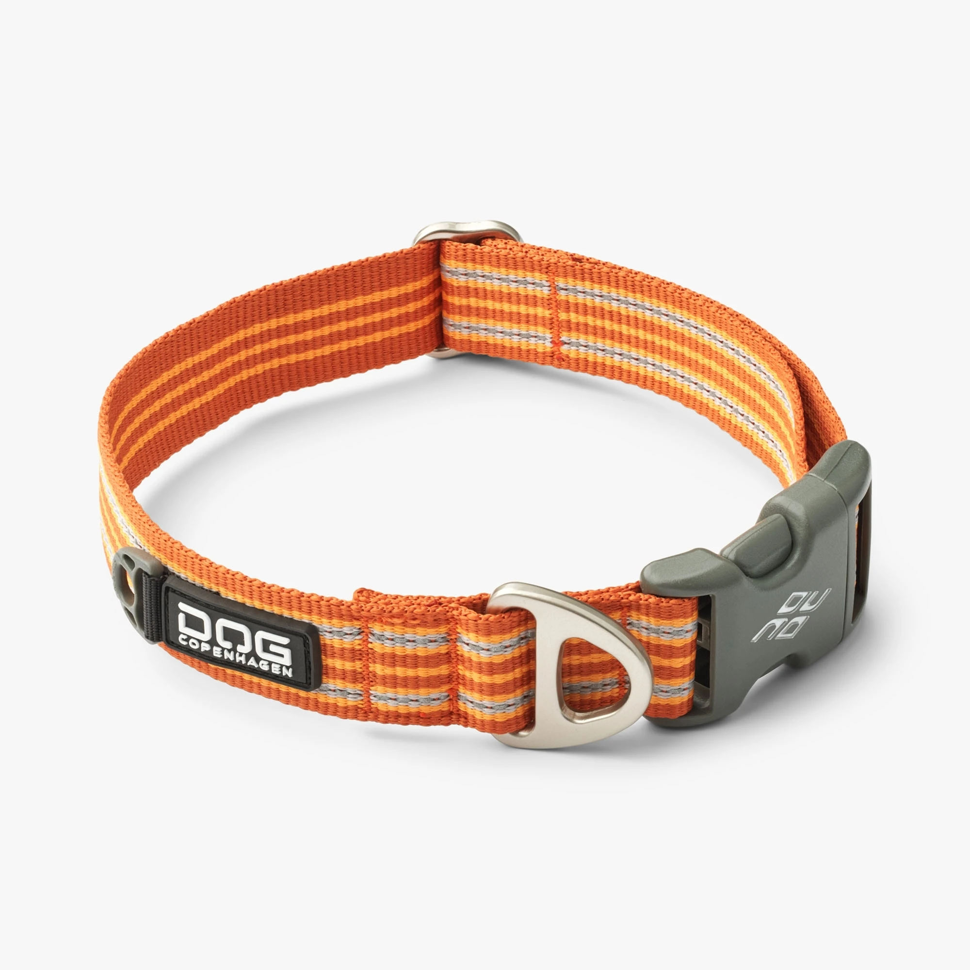 Se Dog copenhagen - Dog Copenhagen Urban Style Orange Sun Hundehalsbånd S-L - M - Pet Collars & Harnesses hos Petpower.dk