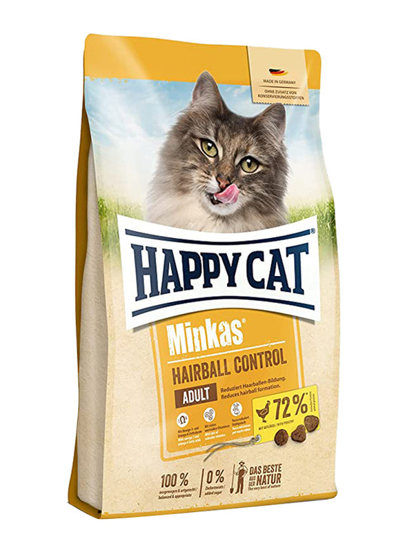 Billede af Happy dog og Cat - Happy Cat Minkas Hairball Control Fjerkræ 1,5kg - Cat Food