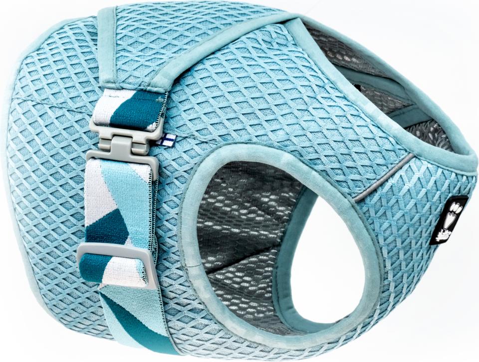 Se Eldorado - Hurtta Cooling Wrap Kølevest Aquamarine - 45-55cm - Pet Collars & Harnesses hos Petpower.dk