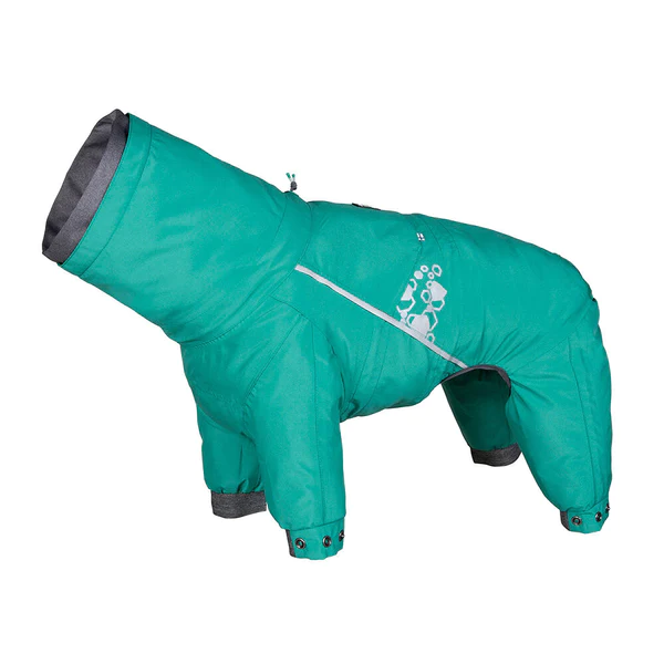 Se Eldorado - Hurtta Mudventure Overall ECO Peacock - 35M - Dog Apparel hos Petpower.dk