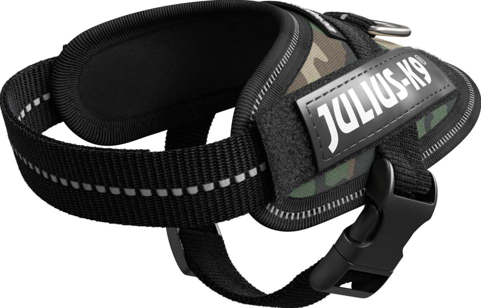 Se Eldorado - Julius K9 IDC Hundesele Camouflage - Mini, 49-67cm - Pet Collars & Harnesses hos Petpower.dk