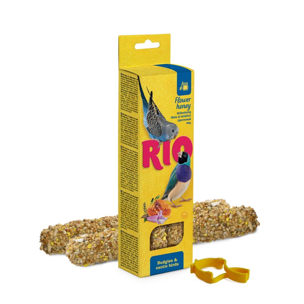 Billede af Meldgaard - RIO Sticks m. honning, undulater og eksotiske fugle 2x40g