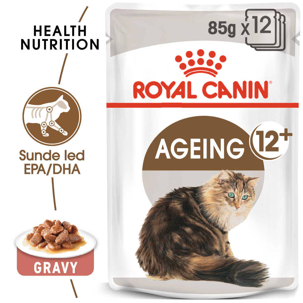 Billede af Royal Canin Ageing 12+ Gravy Vådfoder til kat 12x85g