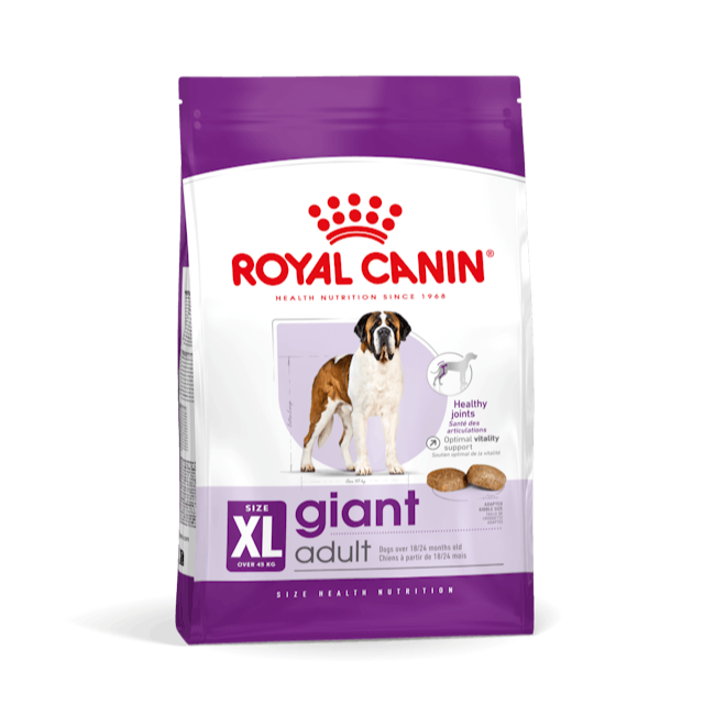 Se Royal canin - Royal Canin Giant Adult 15kg, til hunde over 45kg - Dog Food hos Petpower.dk
