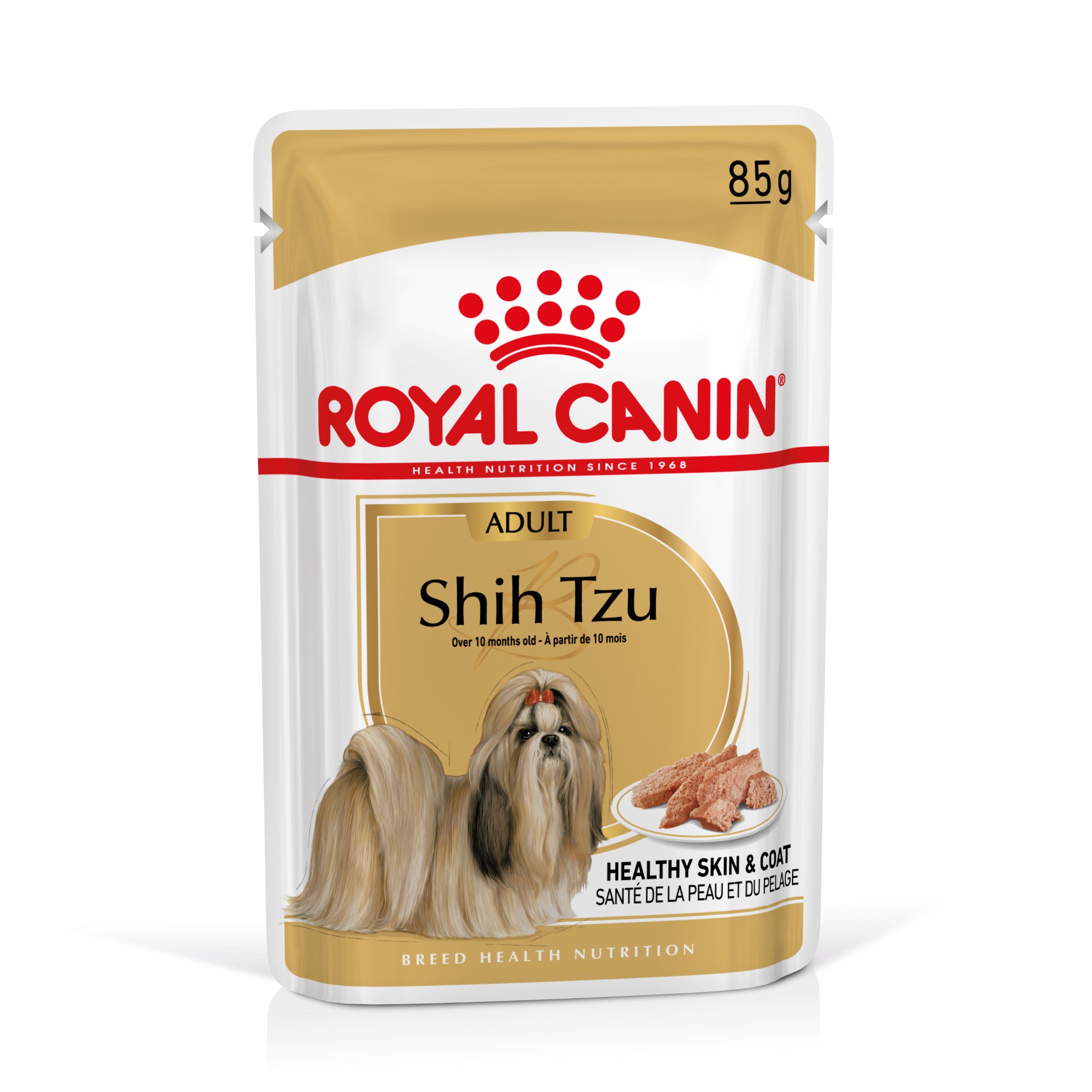 Se Royal canin - Royal Canin Shih Tzu Adult Vådfoder til hund 12x85g - Dog Food hos Petpower.dk
