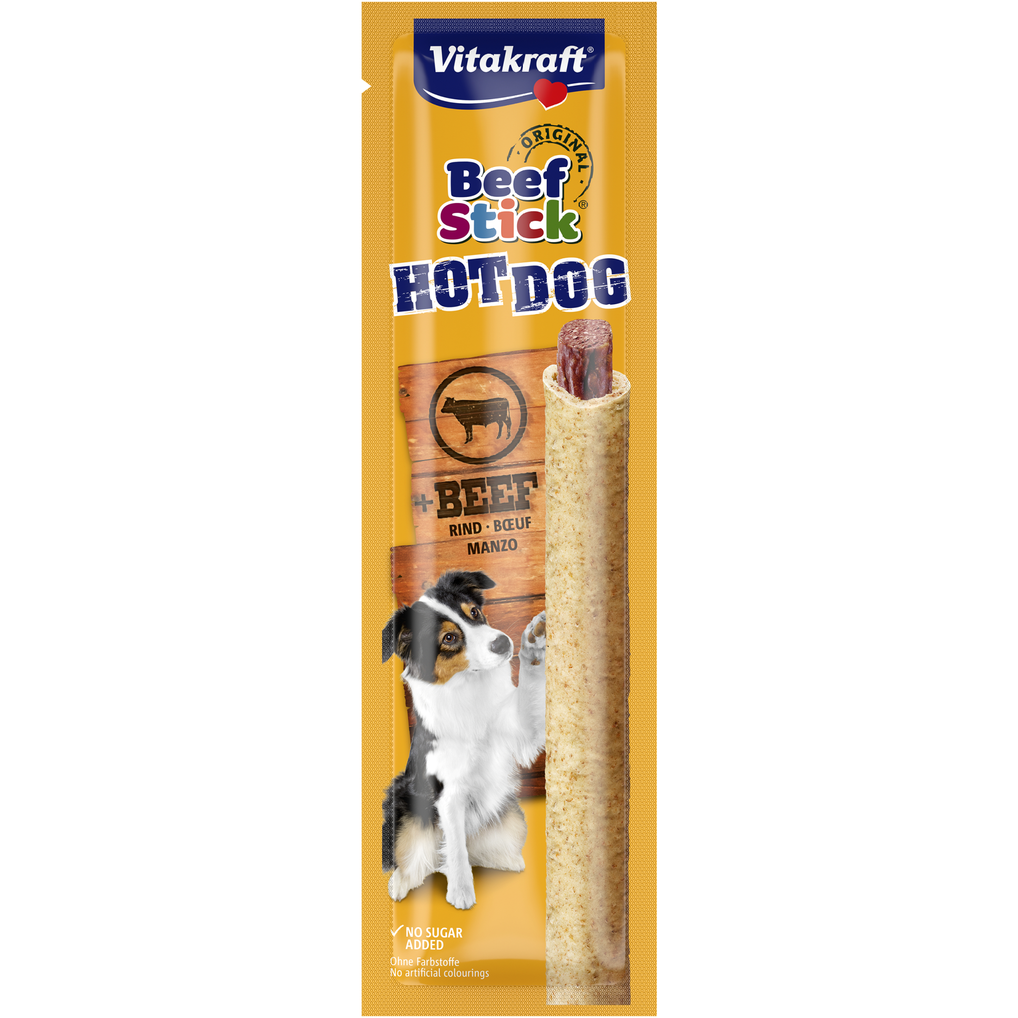 Billede af Vitakraft - Vitakraft Beef Stick Hotdog 30g - Godbidder - Dog Treats