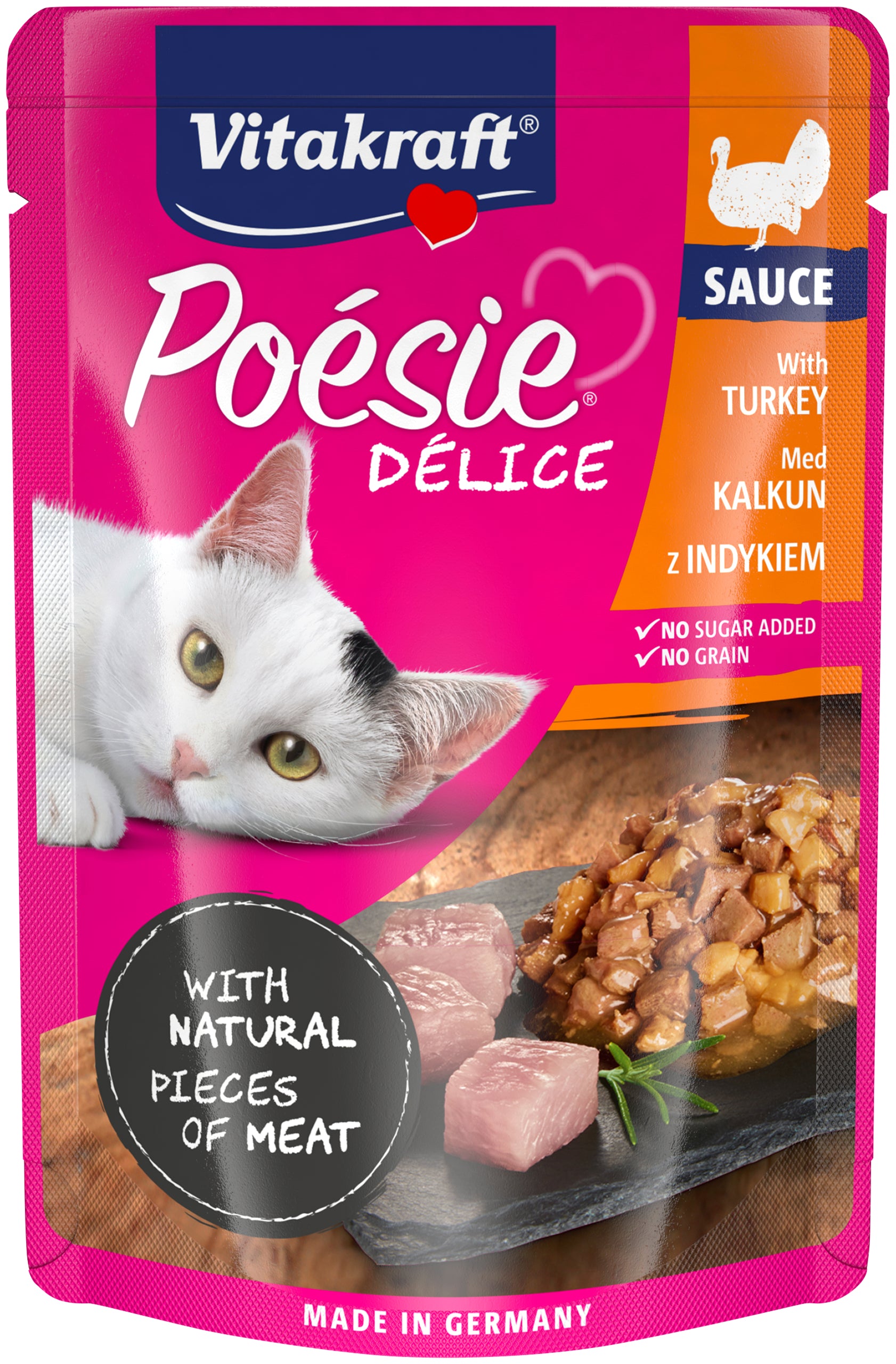 Billede af Vitakraft Poésie® Délice med Kalkun I sovs vådfoder til kat hos Petpower.dk