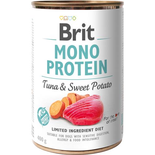 Billede af Brit Mono Protein Tun & Sweet Potato, 400gr Til følsom fordøjelse