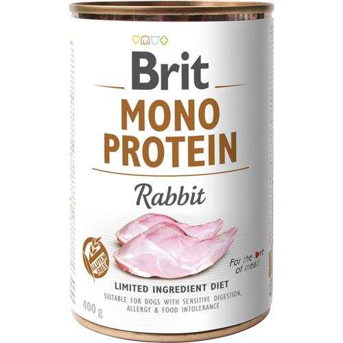 Billede af Brit Mono Protein Kanin, 400gr til følsom fordøjelse