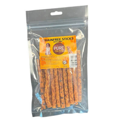 Billede af Loppetjansen - PURE Grainfree Sticks Kylling 100g - Dog Treats