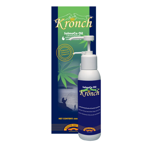 Henne Petfood  - Kronch SalmoCa Oil - 250 ml - Pet Vitamins & Supplements