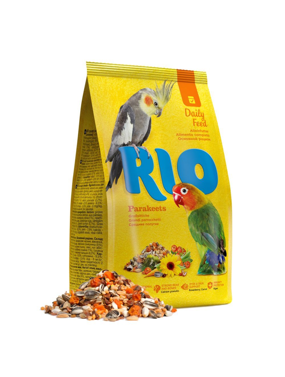 Billede af Meldgaard - RIO Parakitfoder, 500 gr - Bird Food