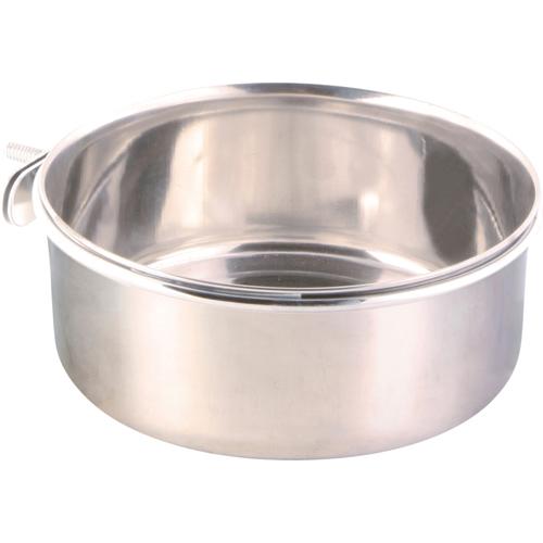 Se Eldorado - Trixie Foderskål med Holder, Rustfri stål - Ø12 cm - 600 ml - Pet Bowls, Feeders & Waterers hos Petpower.dk