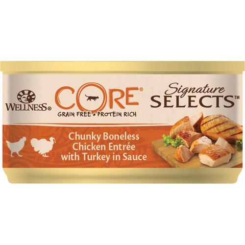 Billede af Wellness CORE Flaked Kylling og Kalkun, Vådfoder 79gr