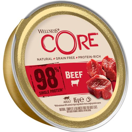 Billede af Eldorado - Core Cat 98 Beef vådfoder, 85gr - vådfoder - Cat Food