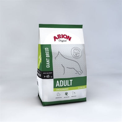 Billede af Natural Brande - Arion adult giant kylling & ris 12 kg, til hunde over 45kg - Dog Food